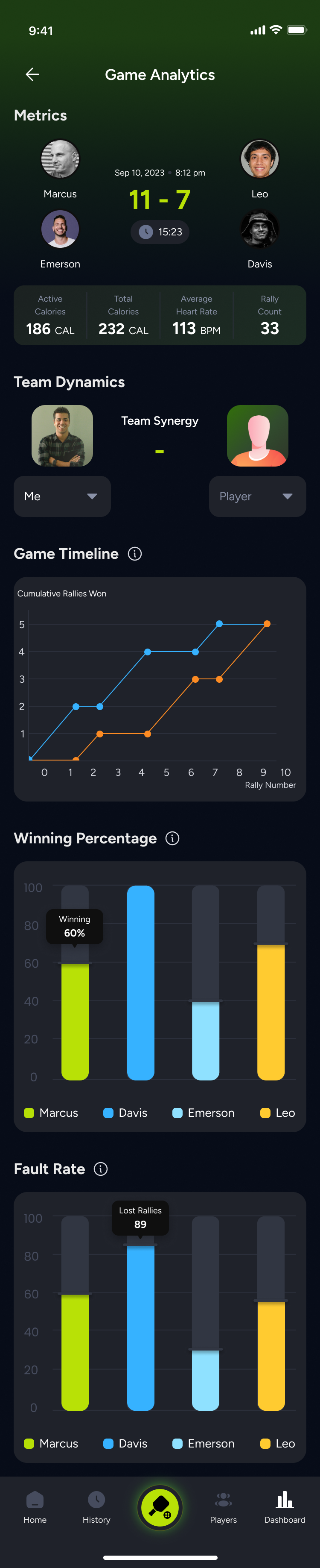 Dropshot app on iPhone