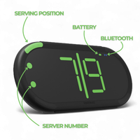 Dropshot Electronic Pickleball Scoreboard | Bluetooth, Apple Watch & Remote | 60hr Battery